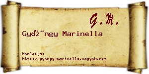 Gyöngy Marinella névjegykártya